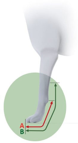 sketch náměrů dlaha